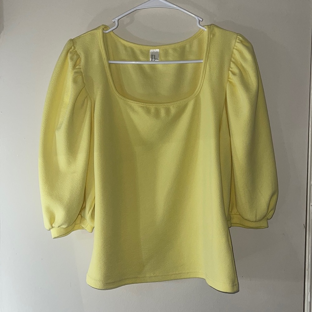 Yellow top; Size XL;